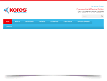 Tablet Screenshot of korescd.com